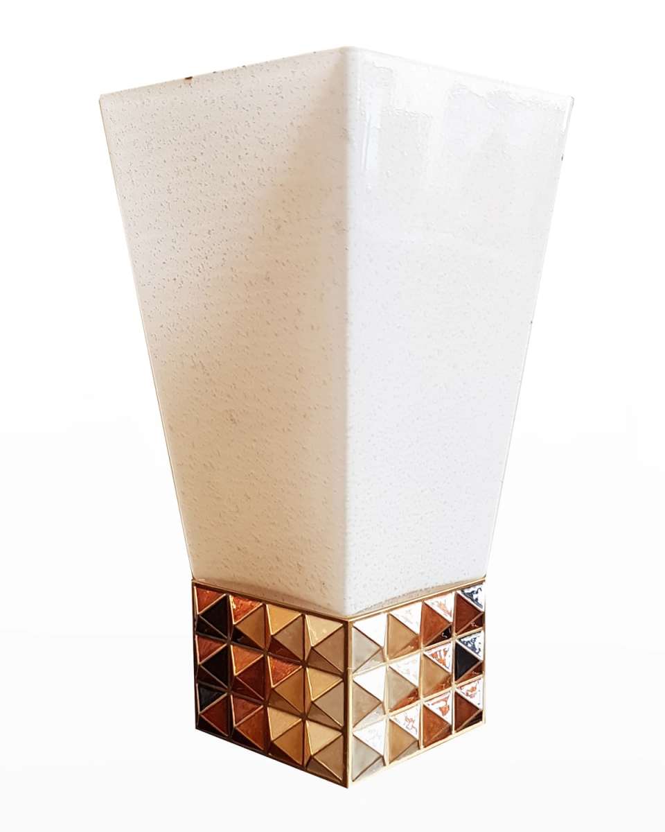 Topaz Pyramid Vase